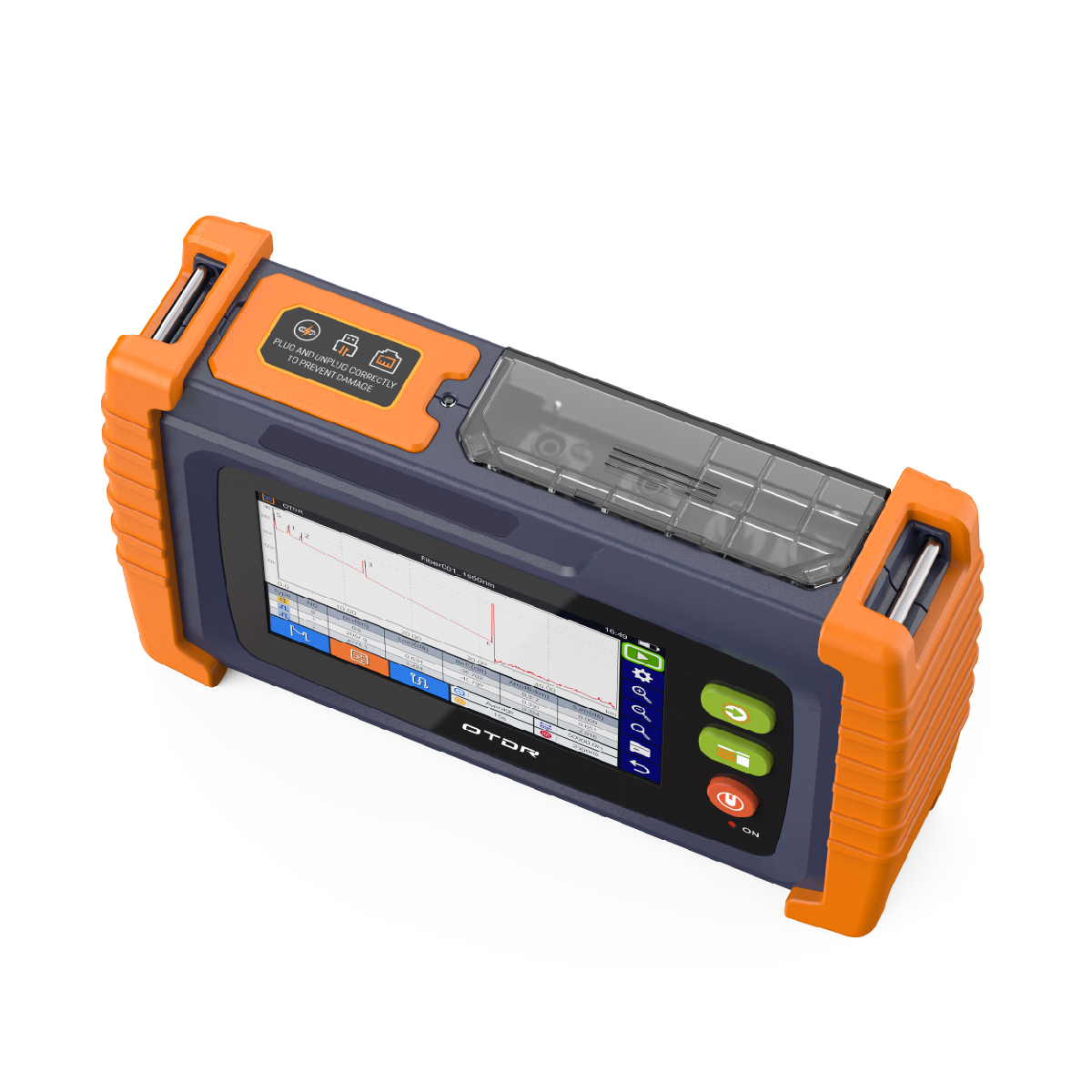Portable FTTx Optical Time Domain Reflectometer (OTDR)