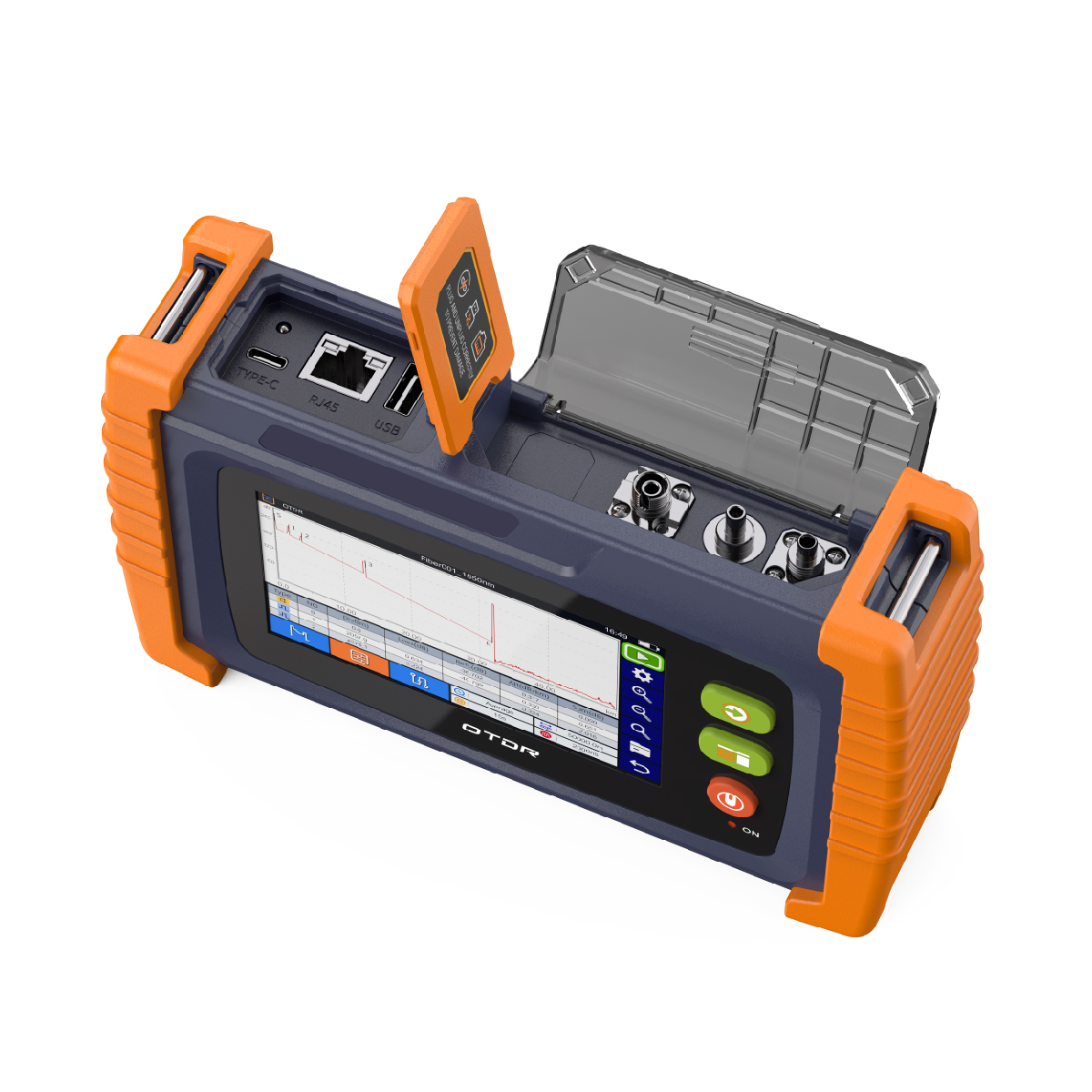 Portable FTTx Optical Time Domain Reflectometer (OTDR)