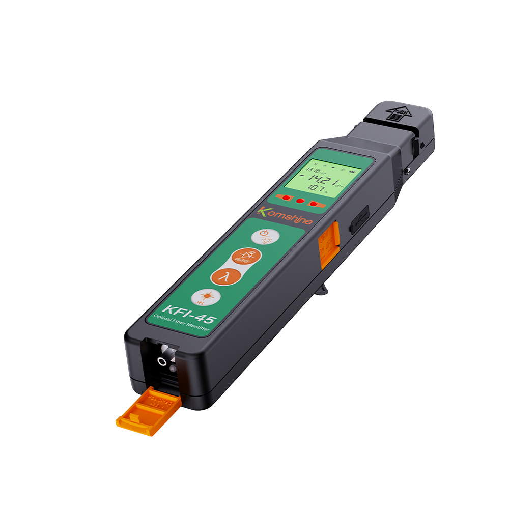 KFI-45 Optical Fiber Identifier with Built-in VFL for Live Fiber Detection