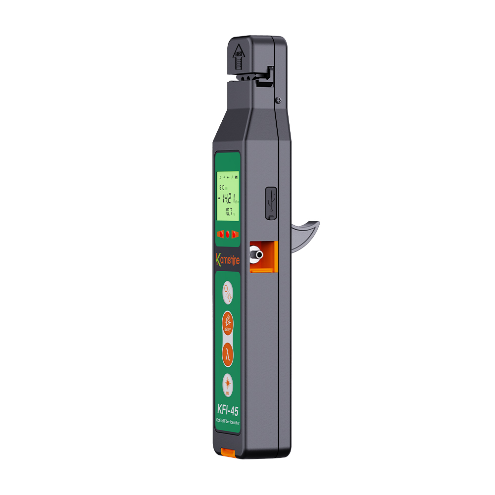 KFI-45 Optical Fiber Identifier with Built-in VFL for Live Fiber Detection