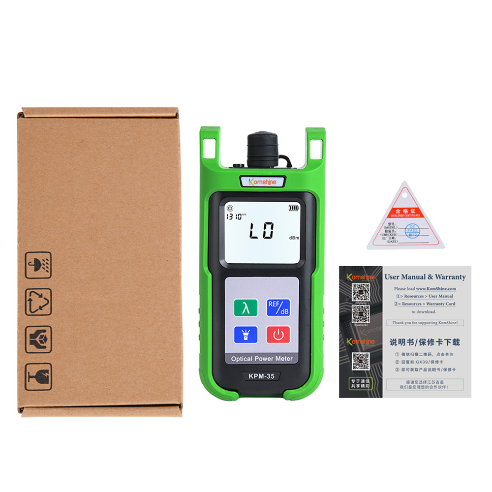 KPM-35 High Precision Optical Power Meter for FTTH & Fiber Optic Network Testing