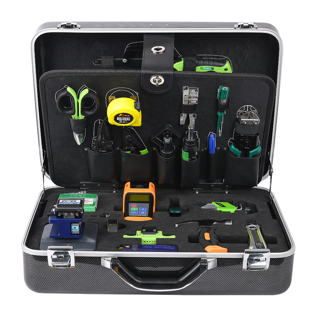 TFS-40 FTTH Fiber Optic Tool Kit for Fusion Splicing & Network Installation
