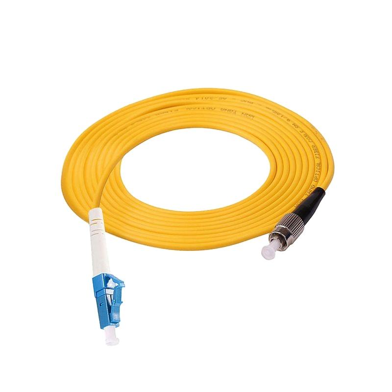 FIBERVISION Single Mode Fiber Optic Patch Cord LC to ST Jumper Cable 0.5-3 Meter for Communication Networks with 1 Year Warranty