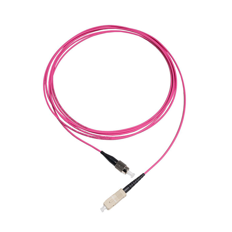 FIBERVISION 2.0mm Fiber Optic Patch Lead Multi-mode Jumper OM4 FTTH Jumper Cable with LSZH Sheath