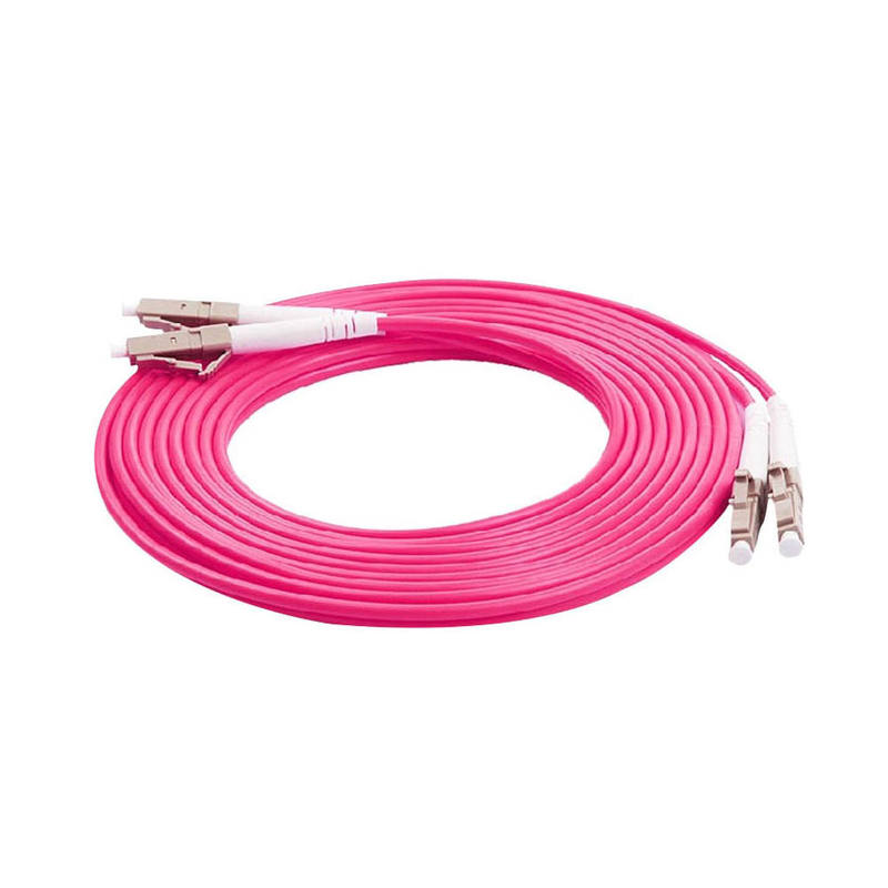 FIBERVISION 2.0mm Fiber Optic Patch Lead Multi-mode Jumper OM4 FTTH Jumper Cable with LSZH Sheath