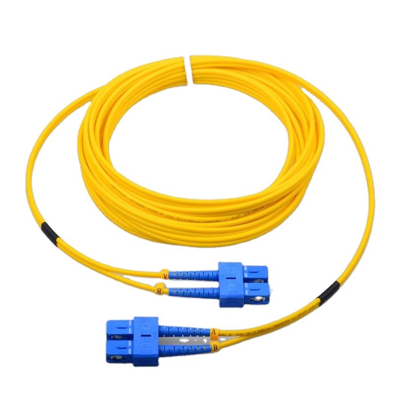 FIBERVISION SC APC Simplex Fiber Patch Cord, SM & MM Connector Fiber Optic Network Jumper, FTTA Pigtail Drop Cable