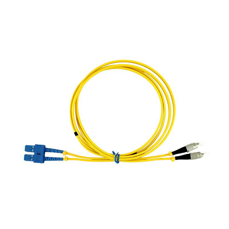 FIBERVISION SC APC Simplex Fiber Patch Cord, SM & MM Connector Fiber Optic Network Jumper, FTTA Pigtail Drop Cable
