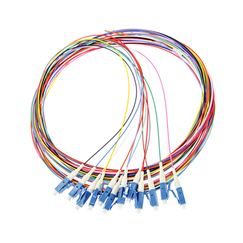 12 Core Indoor Breakout Fiber Pigtail, SC/APC-UPC, Singlemode/Multimode