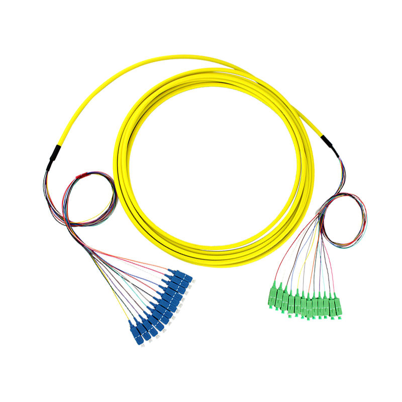 Armored Singlemode Breakout Fiber Patch Cord, LC/UPC, 9/125μm